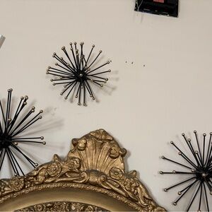 Gold and Black Wall Decor Set